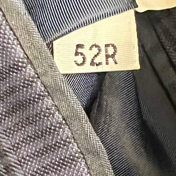 Hart Schaffner Glen Plaid Big Tall Sport Coat Blazer Jacket Blue Men 52R - Picture 14 of 14